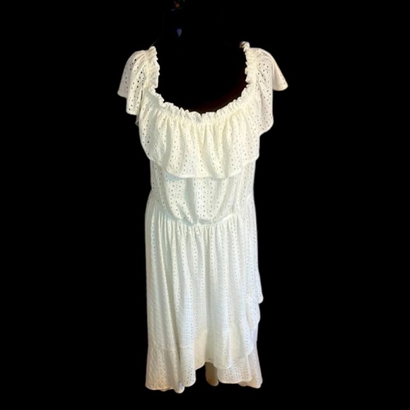 Lane Bryant cold shoulder Hi Low dress - Picture 3 of 4